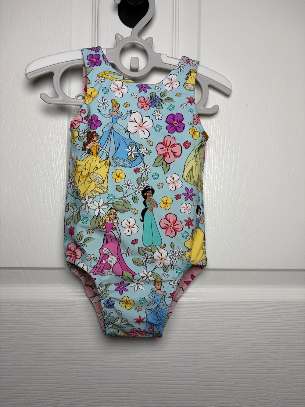Posh Peanut Disney Princess Reversible One Piece Swimsuit 6-12M